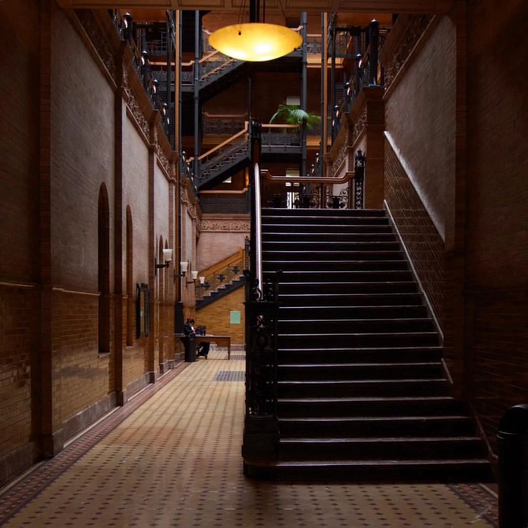 Bradbury Building interior in Downtown Los Angeles
