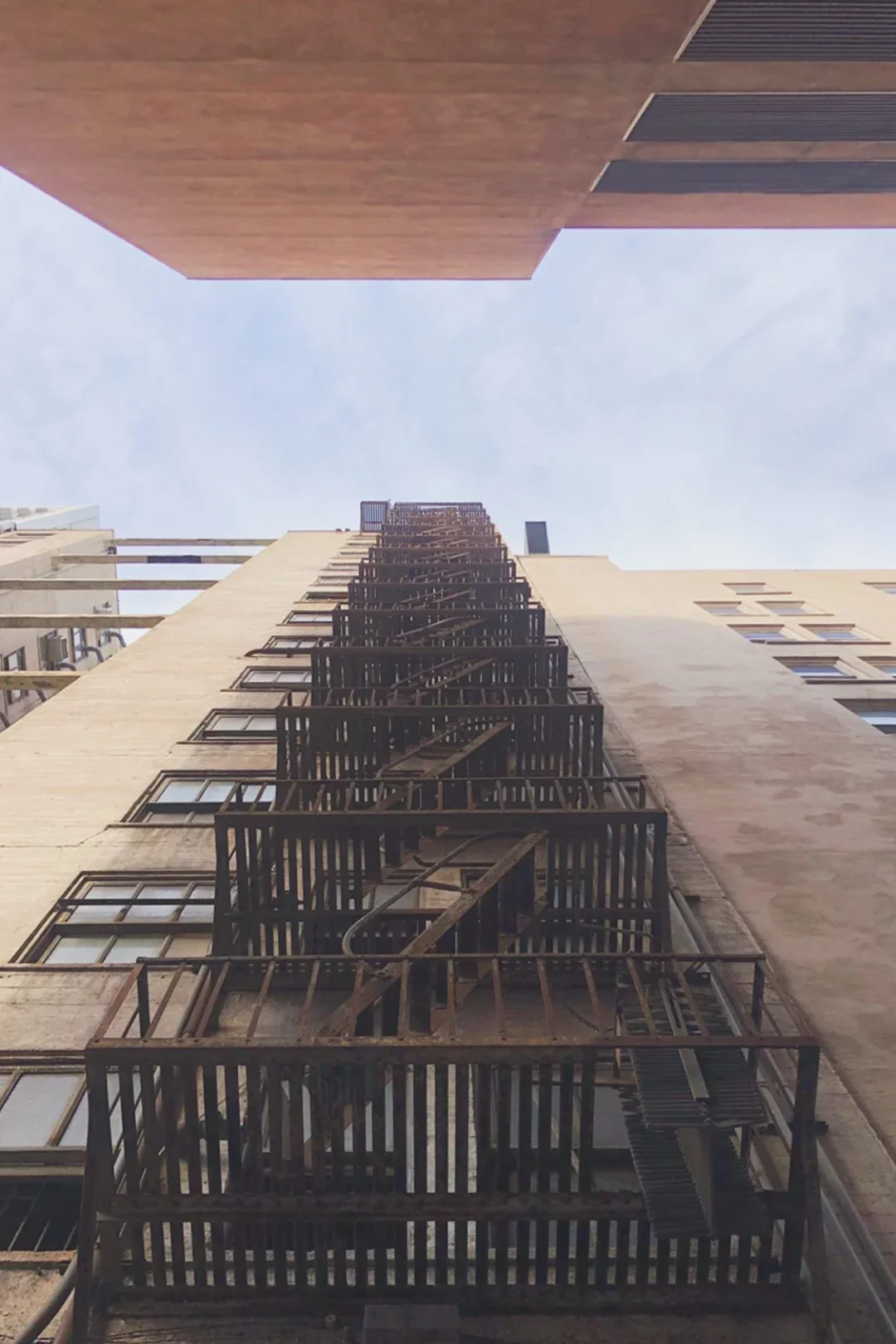 Downtown Los Angeles fire escape