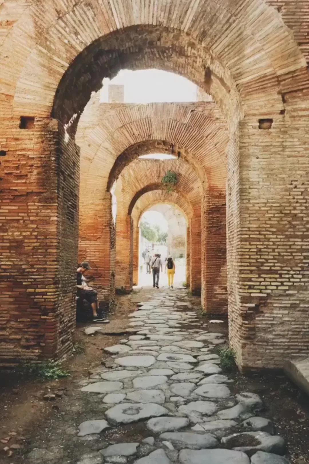 Ancient arches in the Roman Forum