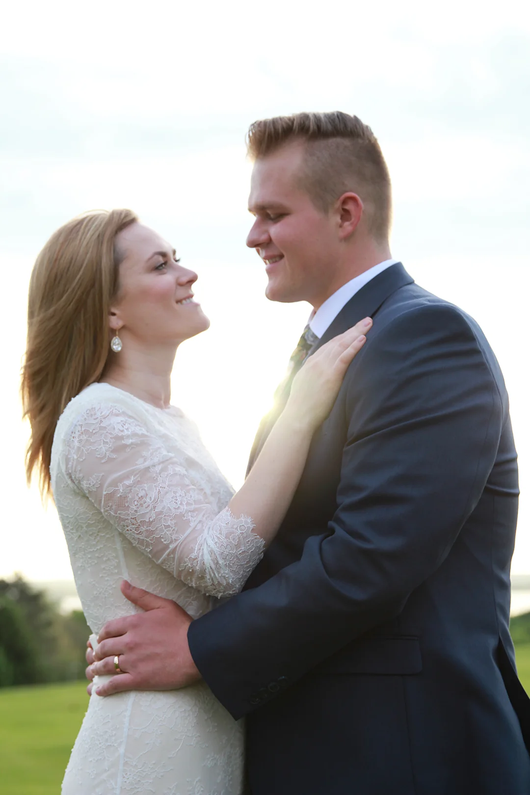 Wedding portrait detail